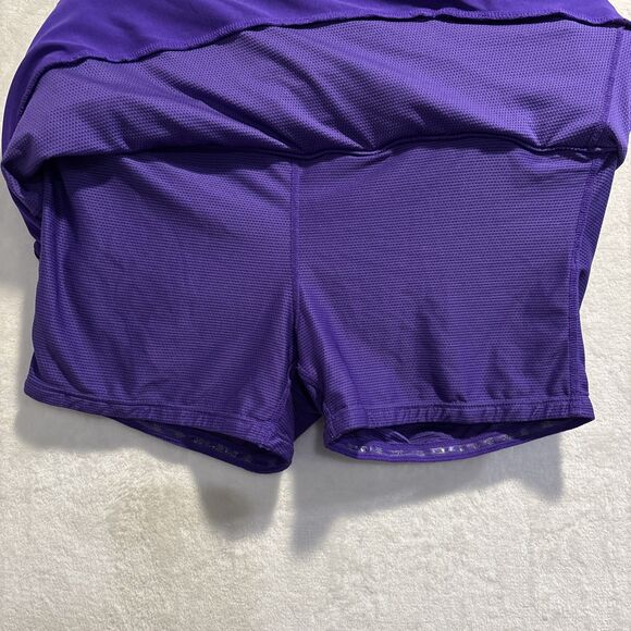 Athleta Tiered Swagger Skort Tennis Running Pickleball Golf Purple Womens Medium - Picture 4 of 10